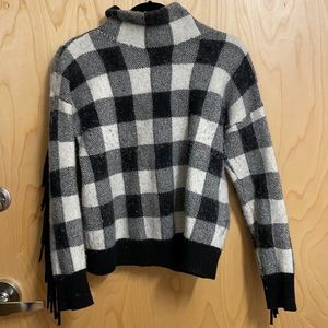 Women’s Ralph Lauren Turtleneck Fringed Sweater